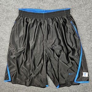 Nike Team Duke Blue Devils Dazzle Basketball Shorts Men's XL Shiny Silky Vintage